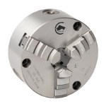 BISON 3-Bakket Centrerpatron Ø160 mm-Støbejern-DIN 6350-Montering på for- og bagside-3274-160